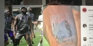 Lebron James Tatuaggio Kobe Bryant