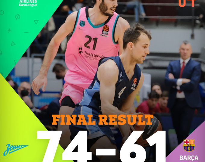 Eurolega: un super Pangos spinge lo Zenit a gara 5