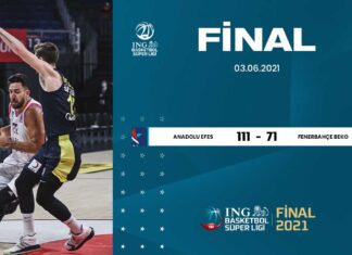 BSL Final: gara 1 senza storia (+40 Efes) Efes