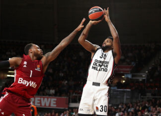 Eurolega: l’Olimpia perde l’imbattibilità a Monaco, le pagelle Olimpia Milano