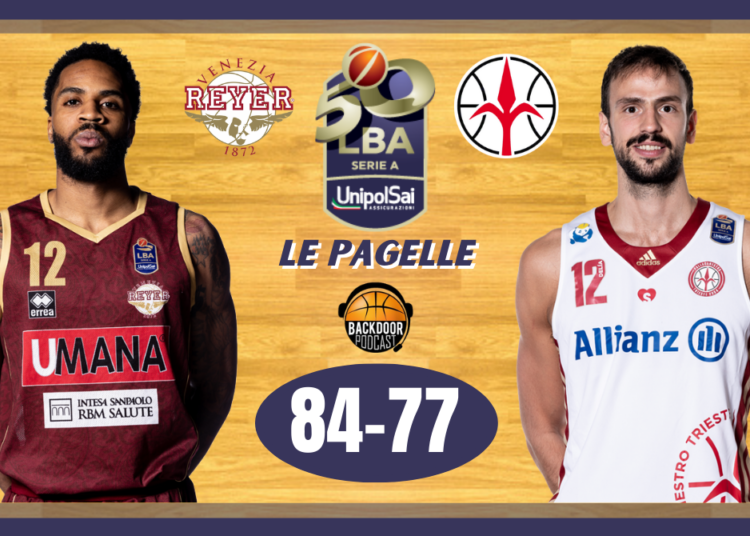 Legabasket: Venezia nel segno di Watt e Mazzola batte Trieste, le pagelle