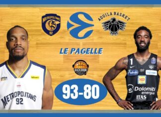 Eurocup: Trento sconfitta in territorio francese dal Metropolitans, le pagelle