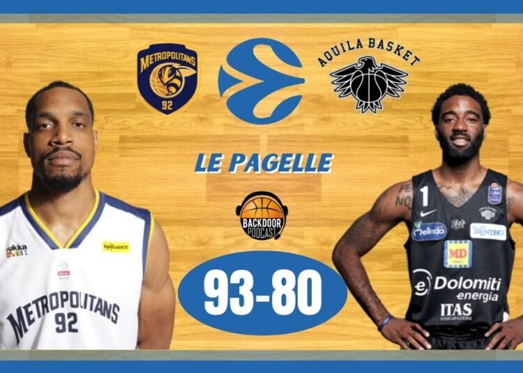 Eurocup: Trento sconfitta in territorio francese dal Metropolitans, le pagelle