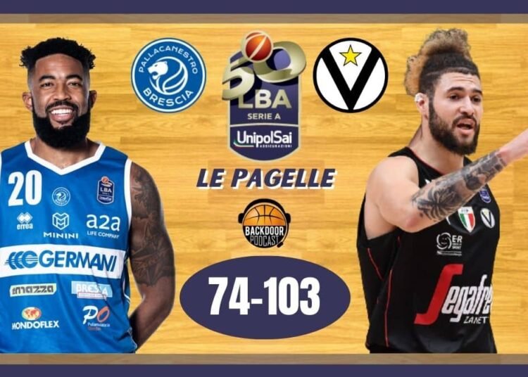 Legabasket: la Virtus dilaga a Brescia con un super Weems, le pagelle