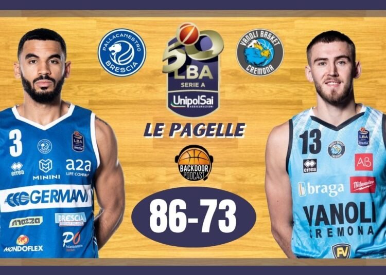 Legabasket: Brescia domina contro una Cremona non pervenuta, le pagelle
