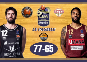 Legabasket: Tortona spezza l’equilibrio nell’ultimo quarto e batte la Reyer, le pagelle
