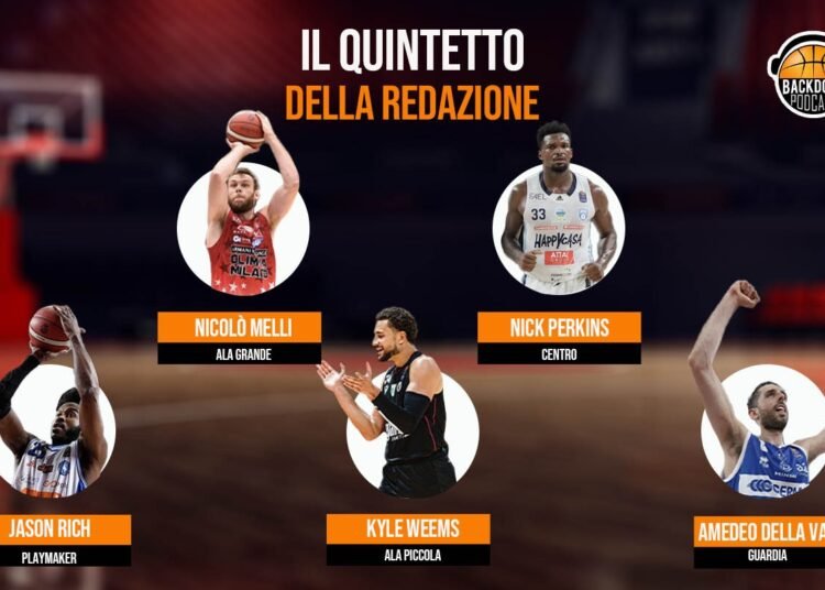 Legabasket: il quintetto migliore della stagione regolare fino ad ora