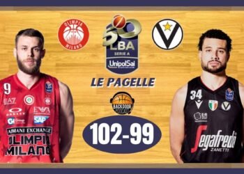 Legabasket: l’Olimpia doma la Virtus solo dopo un overtime, le pagelle