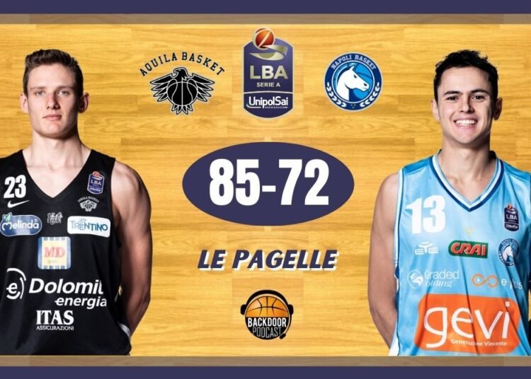 Legabasket: la Dolomiti torna alla vittoria contro Napoli, le pagelle