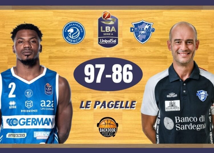 Legabasket: Brescia non si ferma più, battuta anche Sassari, le pagelle