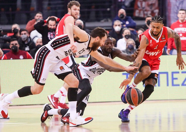 Euroleague: McKissic trascina l’Olympiacos alla vittoria contro l’Olimpia, le pagelle