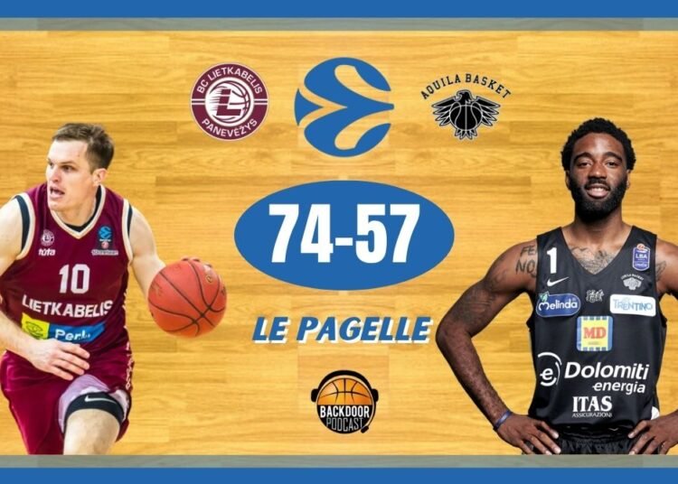 Eurocup: Trento fatica in attacco e il Lietkabelis vince, le pagelle