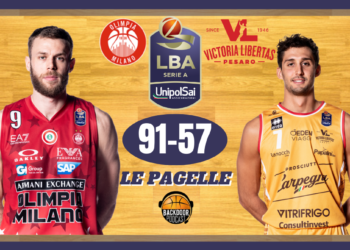 Legabasket: Olimpia incontenibile e Pesaro affonda al Forum, le pagelle