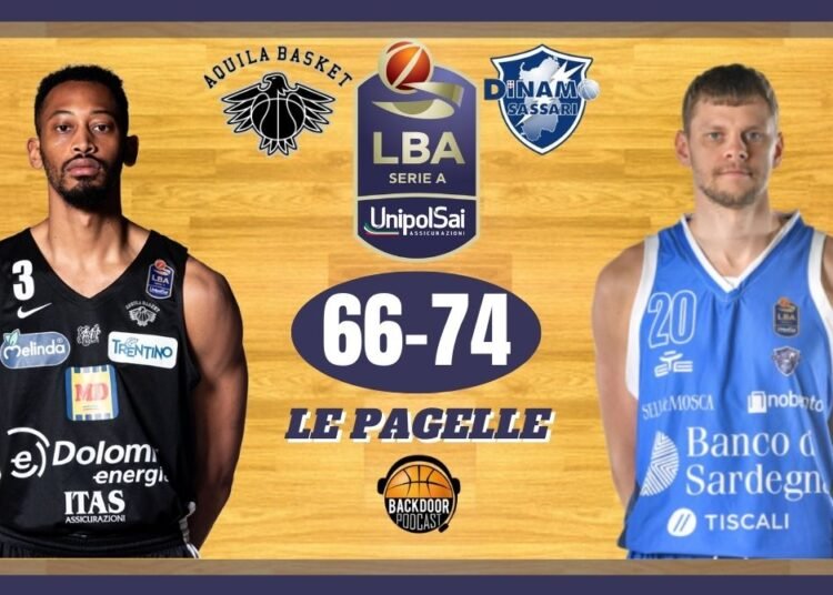 Legabasket: Sassari continua a crescere e vince contro Trento, le pagelle