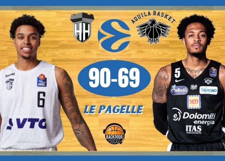 Eurocup: Trento resiste 20 minuti contro Amburgo poi crolla, le pagelle