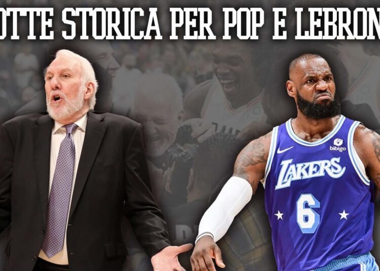 NBA: coach Pop e Lebron, le due pietre miliari del basket moderno