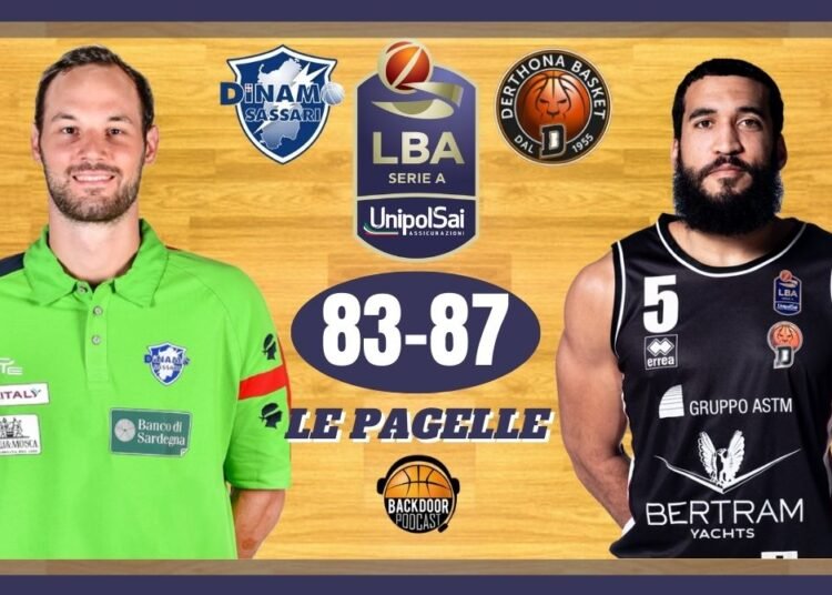 Legabasket: vince Tortona che resiste al ritorno di Sassari.