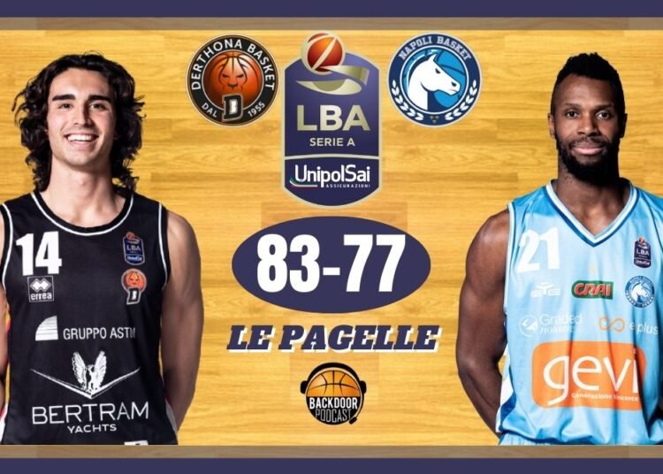 Legabasket: Tortona soffre ma batte Napoli ed è quarta, le pagelle