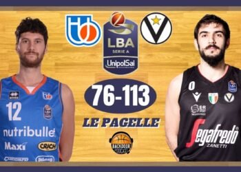 Legabasket: la Virtus prende due punti e primo posto al Palaverde, le pagelle