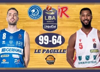 Legabasket: Brescia domina Reggio e blinda il terzo posto, le pagelle