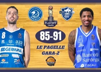 Legabasket: Sassari impone il suo gioco a Brescia e pareggia la serie, le pagelle