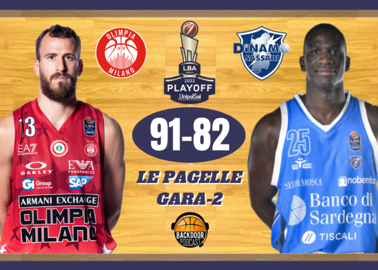 Legabasket: non basta Bendzius, il Chacho regala gara 2 all’Olimpia Milano, le pagelle