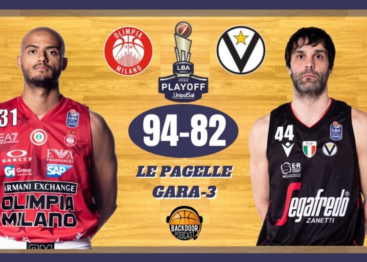 Olimpia Milano-Virtus Bologna gara 3