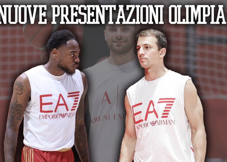Olimpia Milano: presentati Pangos, Thomas, Tonut e Voigtmann