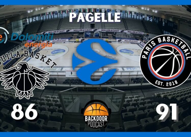 Eurocup: a Trento non riesce la rimonta contro il Paris Basketball, le pagelle