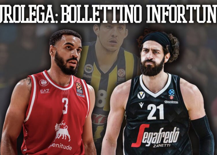 Eurolega: il bollettino infortuni del quarto turno