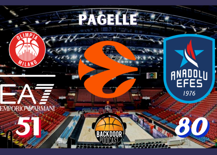 Eurolega: L’Olimpia dura un tempo poi l’Efes dilaga con Clyburn, le pagelle
