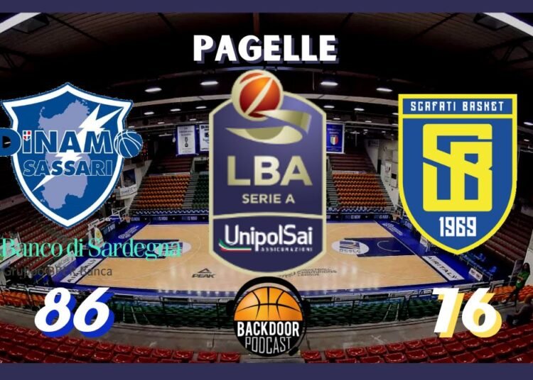 Legabasket: Sassari riparte con il piede giusto contro Scafati, le pagelle