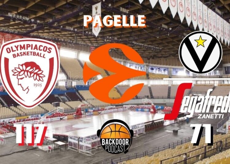 Eurolega: l’Olympiacos è troppo per la Virtus Bologna, le pagelle