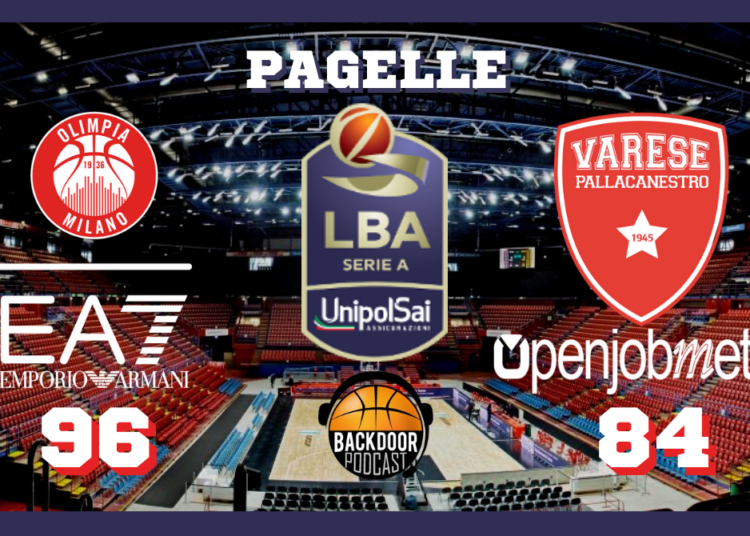 Legabasket: all’Olimpia basta il primo tempo, Varese subito k.o. Le pagelle