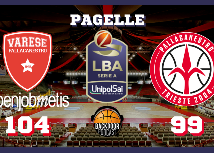 Legabasket: Varese all’ultimissimo respiro, Trieste k.o., le pagelle