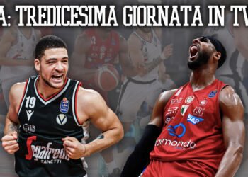 Legabasket: orari e dove vedere la tredicesima giornata in streaming e tv