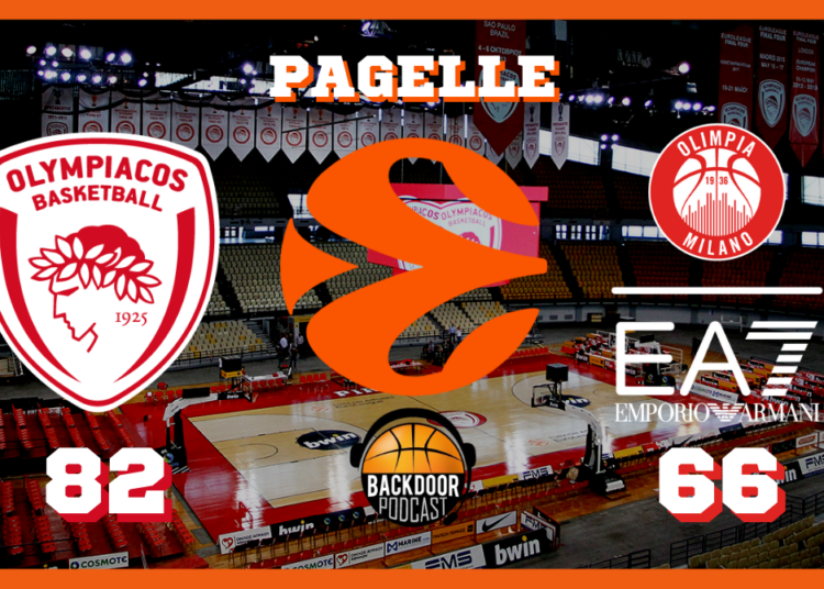 Eurolega: L’Olimpia Milano dura troppo poco e l’Olympiacos domina al Pireo, le pagelle