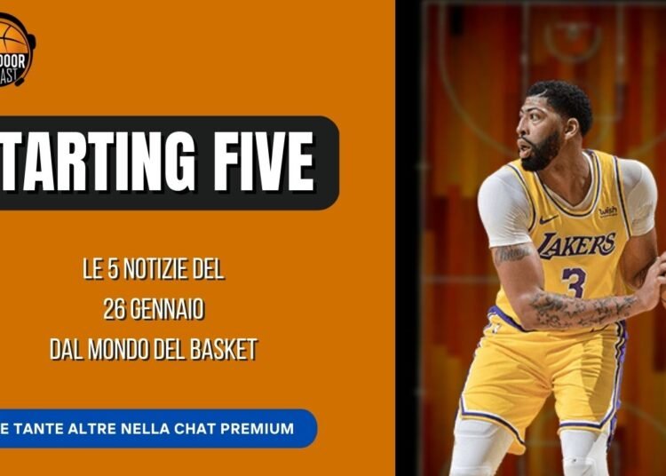 Starting Five 26-1: il rientro di Davis, mercato e presidenza FIP