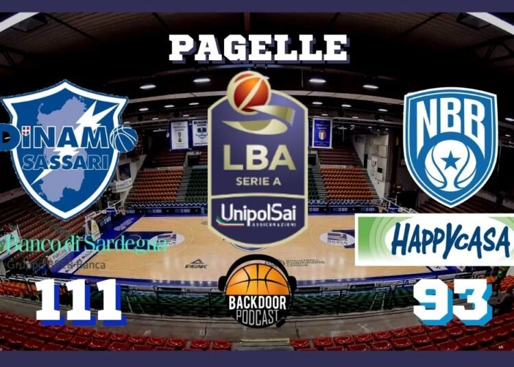 Legabasket: le triple di Sassari affondano Brindisi, le pagelle
