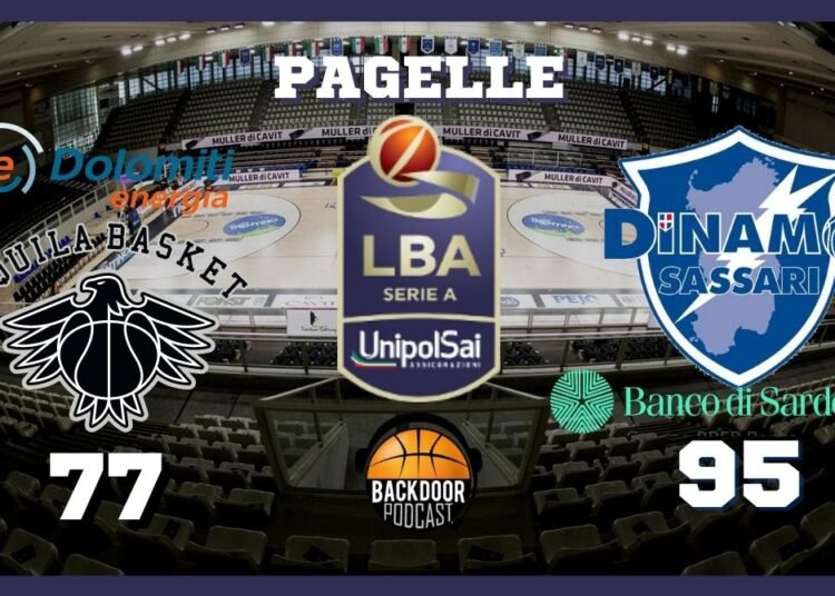 Legabasket: grazie a un grande primo tempo Sassari ha la meglio su Trento, le pagelle