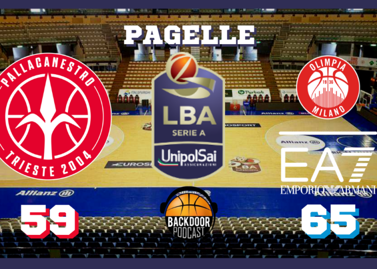 Legabasket: la difesa di Milano soffoca Trieste, le pagelle