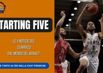 Starting Five 28-3: Olimpia in blu, la salute di Tillie e James, il futuro di Parigi in EL