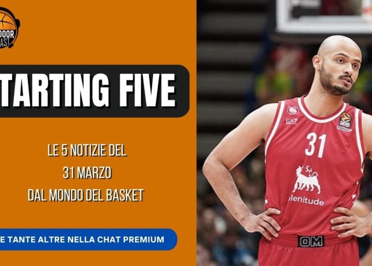 Starting Five 31-03: Boston tritatutto, l’infortunio di Shields e il nuovo acquisto di Trieste