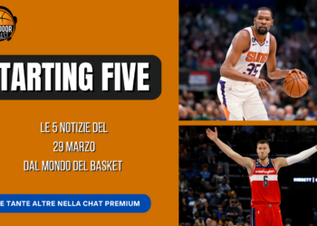 Starting Five 29-03: Milano e Bologna salutano l’EuroLeague, il rientro di KD e il futuro di Lundberg