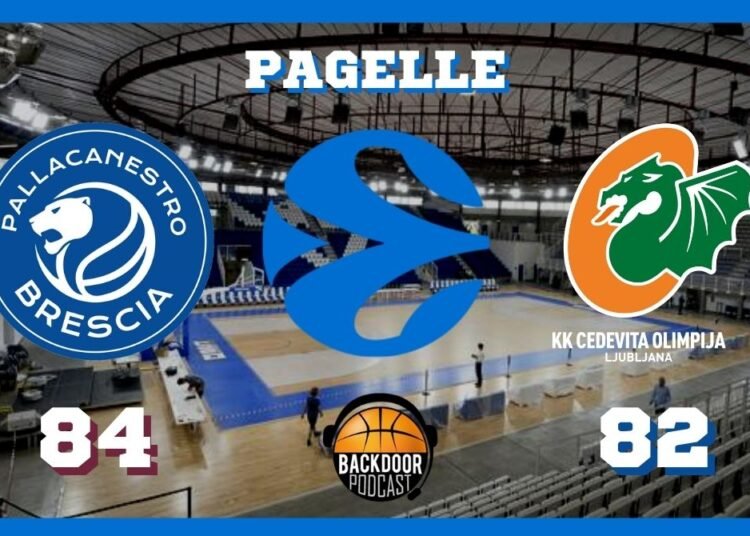 Eurocup: Brescia torna alla vittoria contro Ljubljana grazie a un gran primo tempo, le pagelle