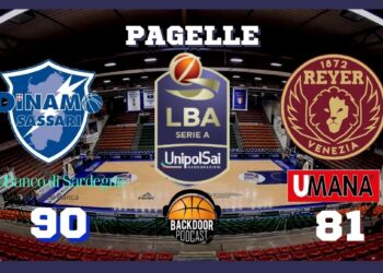 Legabasket: con un grande ultimo quarto Sassari ha la meglio su Venezia, le pagelle