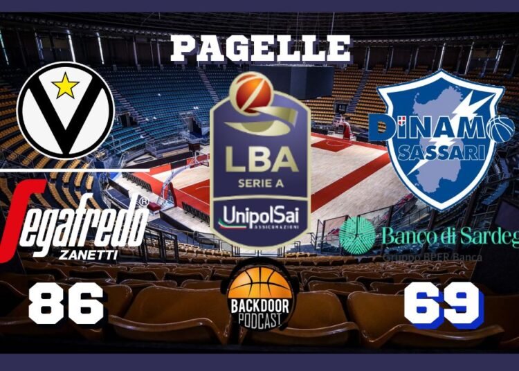 Legabasket: vittoria per la Virtus che rovina il compleanno di Sassari, le pagelle