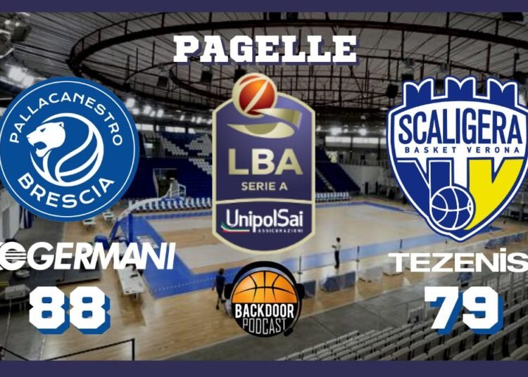 Legabasket: Brescia conduce fin dai primi minuti, Verona KO, le pagelle