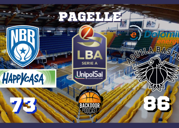 Legabasket: Trento vince e sorpassa Brindisi, le pagelle