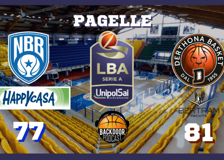 Legabasket: Tortona stoppa la rimonta di Brindisi, le pagelle